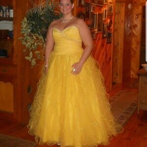 Mori Lee Sunshine Yellow Gown